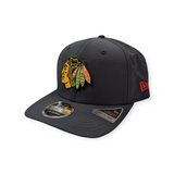 Men's Chicago Blackhawks New Era Black 2025 Winter Classic Performance 9SEVENTY Trucker Hat - Pro Jersey Sports