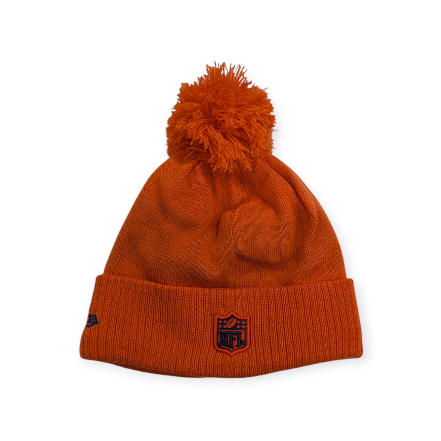 Men's Chicago Bears New Era Orange 2019 NFL Sideline Road Reverse Sport Knit Hat - Head