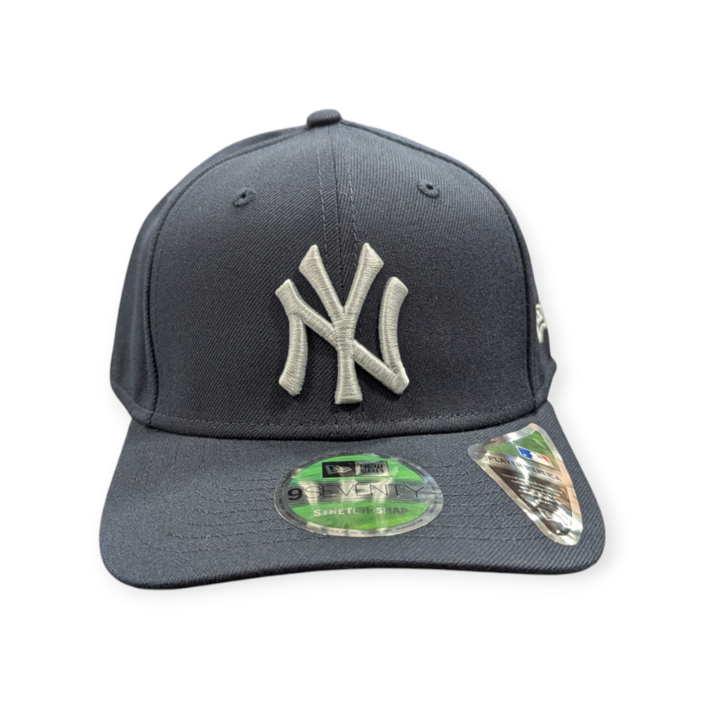 New York Yankes Navy New Era Player Replica 9SEVENTY Stretch Snap Adjustable Hat