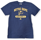 Men's NCAA Notre Dame Fighting Irish adidas Navy Football Tee - Pro Jersey Sports