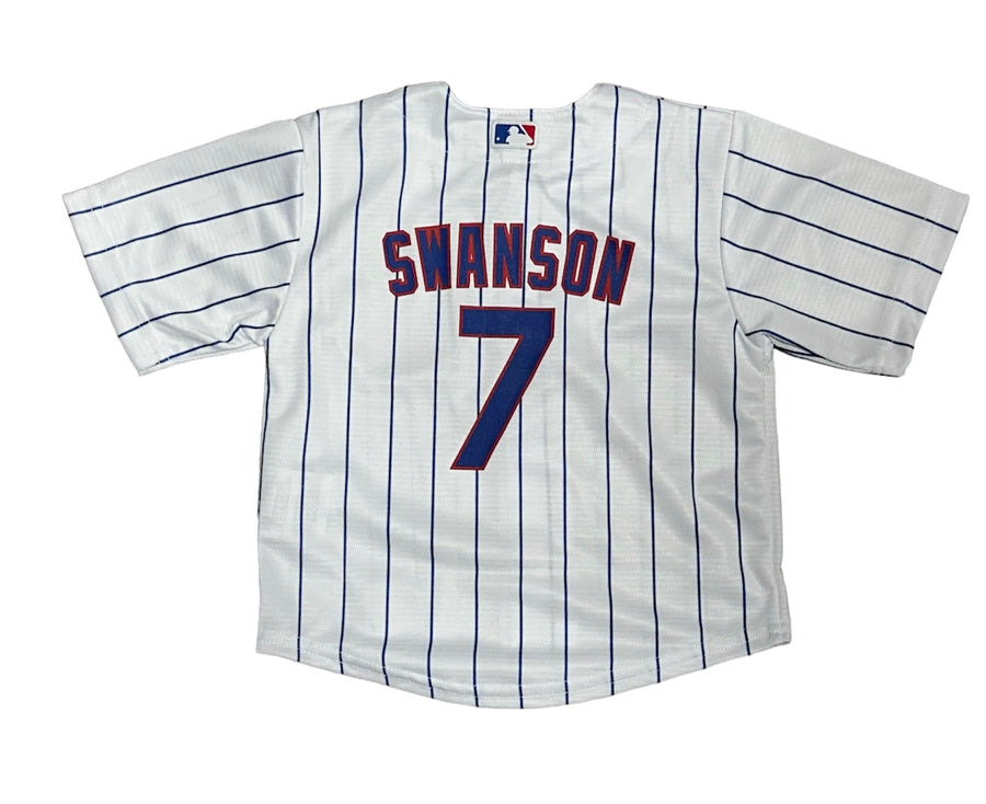 Dansby Swanson Infant Chicago Cubs Nike Home White Replica Team Jersey