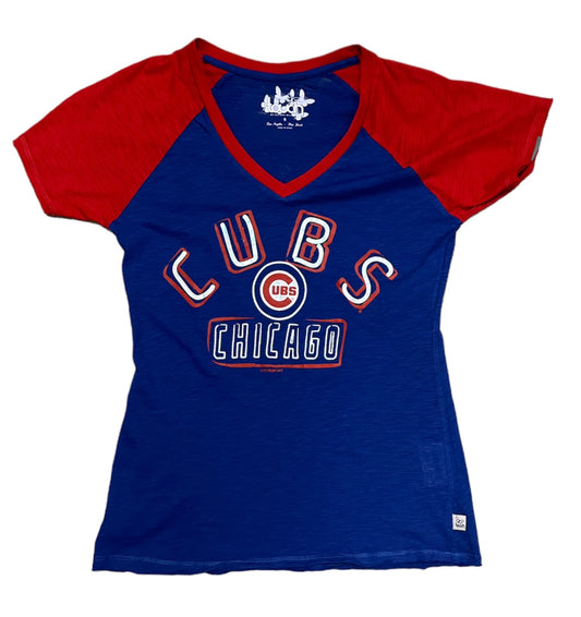 Women's Chicago Cubs Royal Ace Tee by Touch