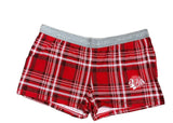 Chicago Blackhawks Womens Red Formation Plaid Shorts by Concepts Sports - Pro Jersey Sports