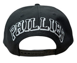 Philadelphia Phillies New Era Black Chain Stitch 9FIFTY Snapback Adjustable Hat - Pro Jersey Sports