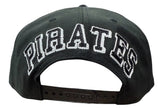 Pittsburgh Pirates New Era Black Chain Stitch 9FIFTY Snapback Adjustable Hat - Pro Jersey Sports