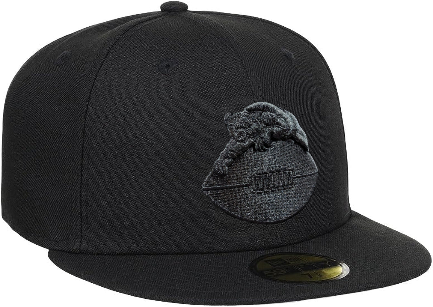 Chicago Bears 1946 Logo Tonal Black New Era 59FIFTY Fitted Hat