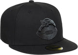 Chicago Bears 1946 Logo Tonal Black New Era 59FIFTY Fitted Hat - Pro Jersey Sports