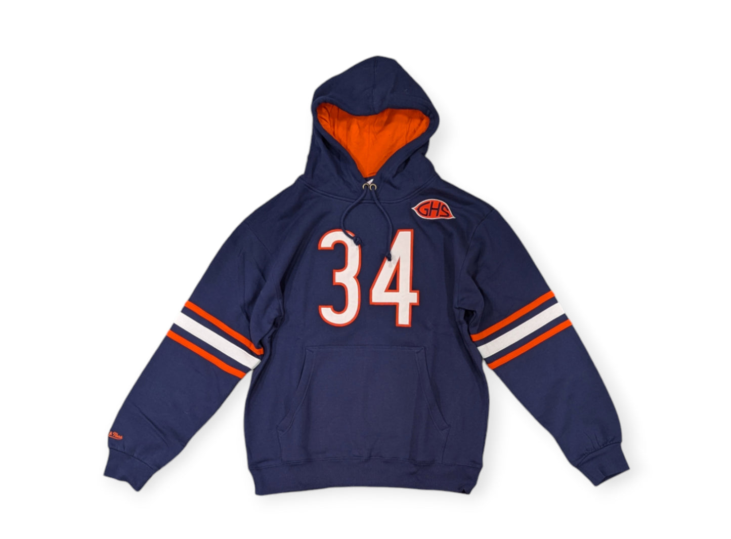 Men's Walter Payton Chicago Bears Mitchell & Ness Navy Pullover Hoodie