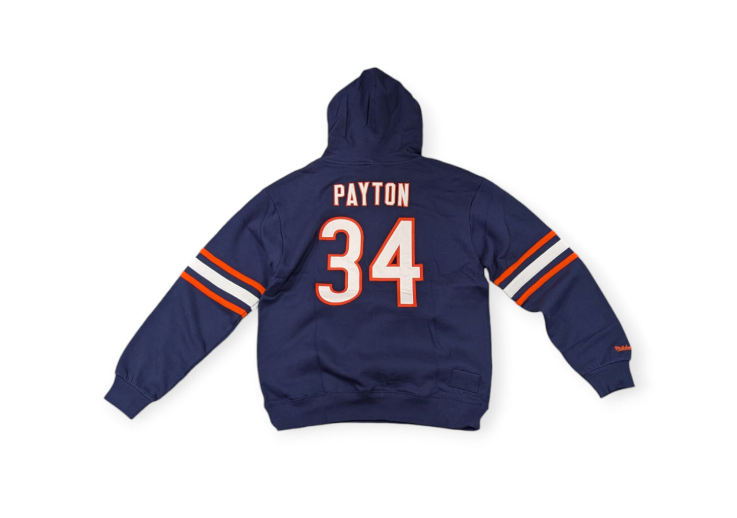 Men's Walter Payton Chicago Bears Mitchell & Ness Navy Pullover Hoodie