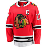 Men's Nick Foligno Chicago Blackhawks Red Home Fanatics Breakaway Premium Replica Jersey - Pro Jersey Sports