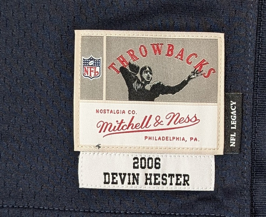 Men's Devin Hester Chicago Bears Navy Mitchell & Ness 2006 Legacy Replica Jersey