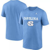 Men's North Carolina Tar Heels Valor Blue Wordmark Dri-Fit Tee - Pro Jersey Sports