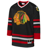 Youth Chicago Blackhawks Black Alternate Mitchell & Ness Throwback NHL Power Play Replica Jersey - Pro Jersey Sports