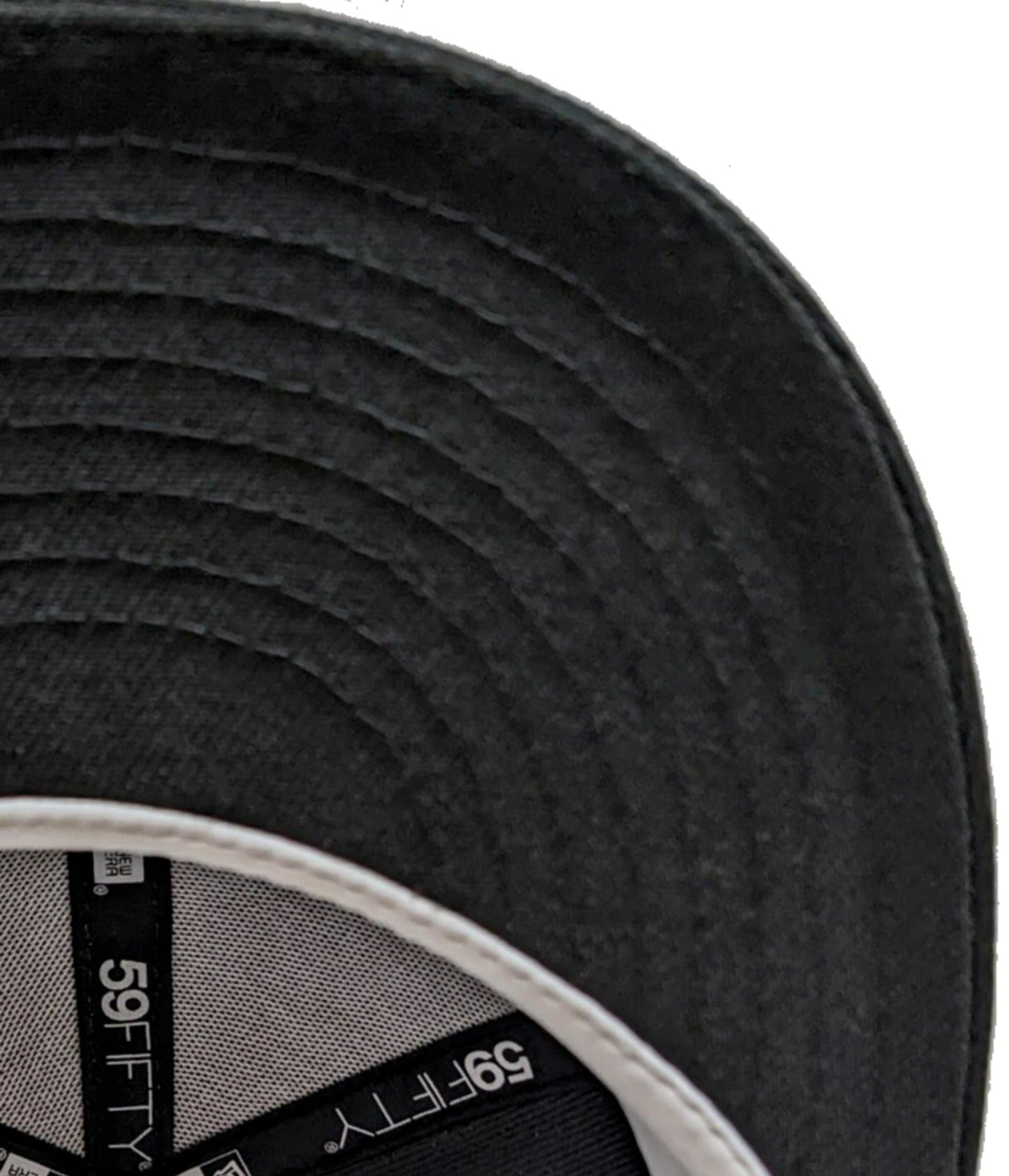 Chicago White Sox Graphite/Black New Era Script 59FIFTY Fitted Hat