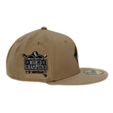 Chicago White Sox Black & Tan New Era 59FIFTY Fitted Hat - Pro Jersey Sports