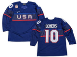 Mens USA Hockey Matty Beniers Nike Olympic Navy Replica Jersey - Pro Jersey Sports