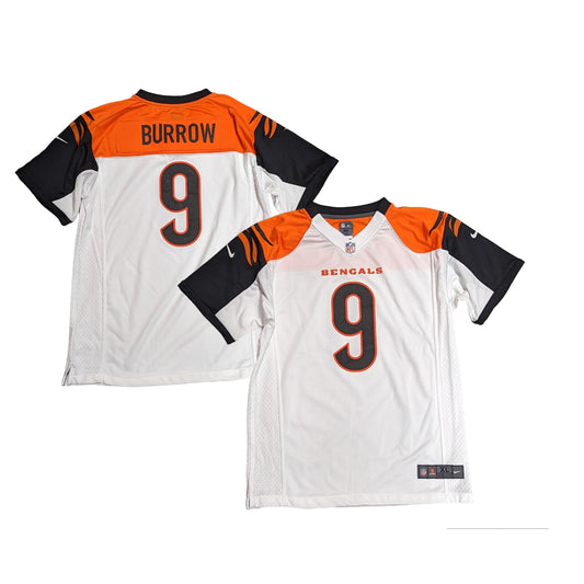 Youth Cincinnati Bengals Joe Burrow Nike Alternate White/Orange Game Jersey - Pro Jersey Sports
