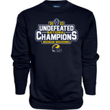 Men's Michigan Wolverines Navy 2023 National Champions Undefeated Season 15-0 Crew - Pro Jersey Sports