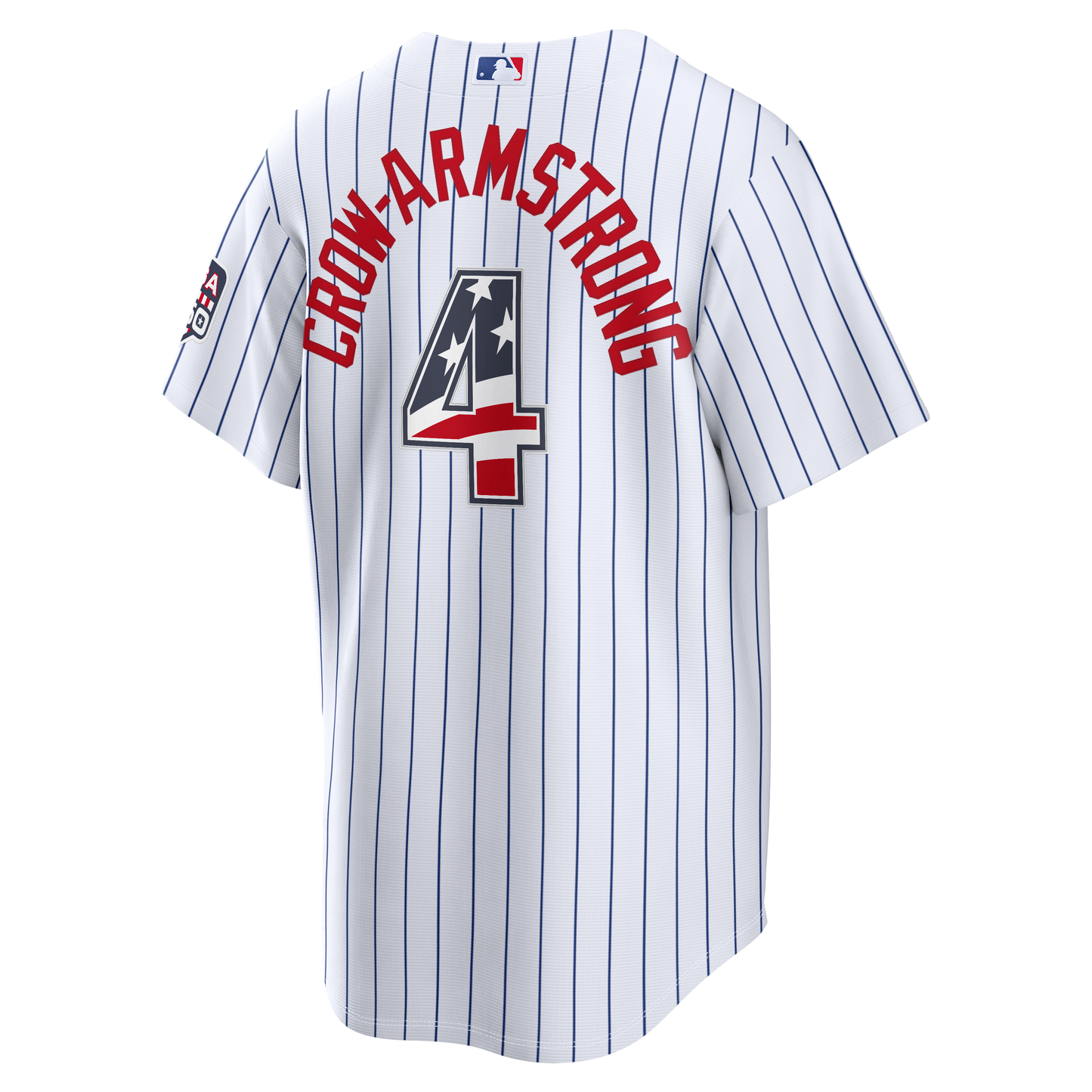 NIKE Men's Chicago Cubs Pete Crow-Armstrong 4th of July Home 250th Replica Jersey