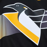 Mario Lemieux Pittsburgh Penguins Mitchell & Ness 1996/97 Captain Patch Blue Line Player Jersey - Black - Pro Jersey Sports