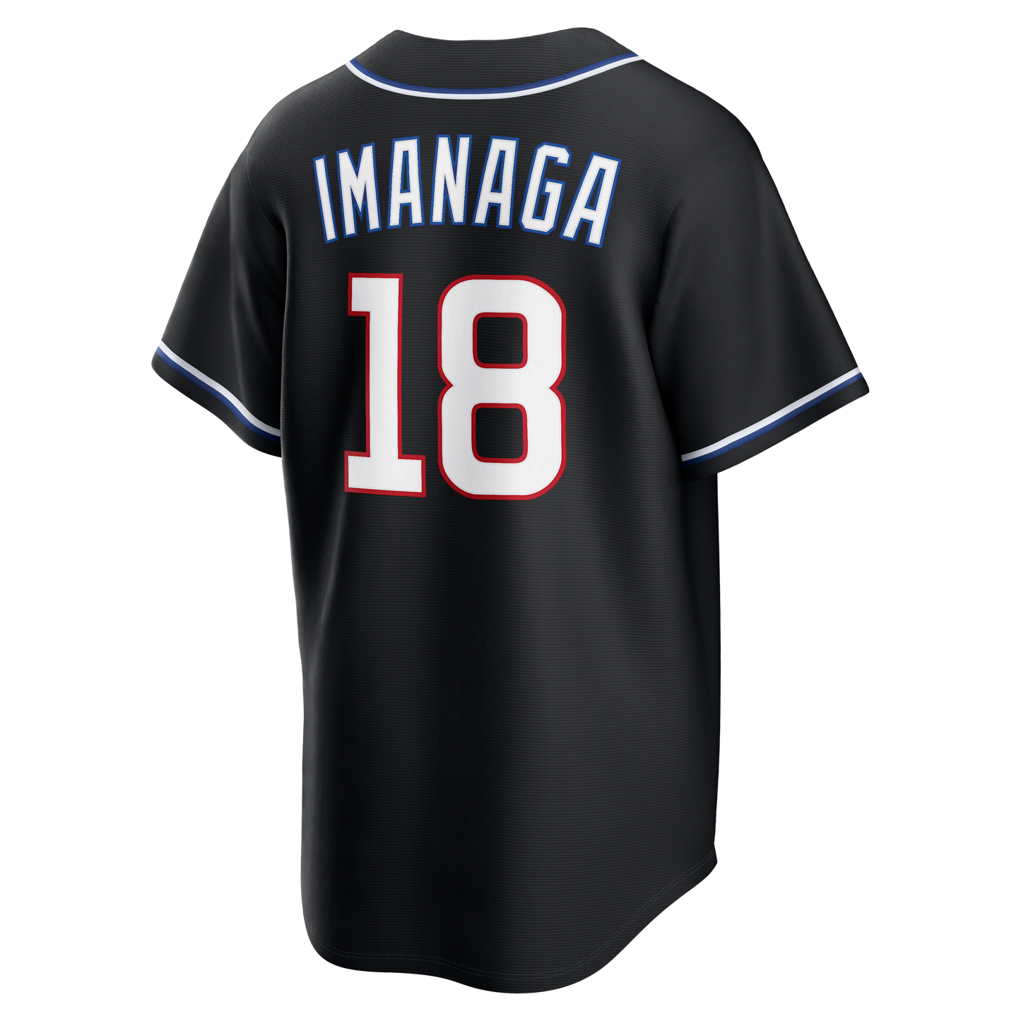 Men's Chicago Cubs Shota Imanaga Nike Black Carbon Replica Jersey