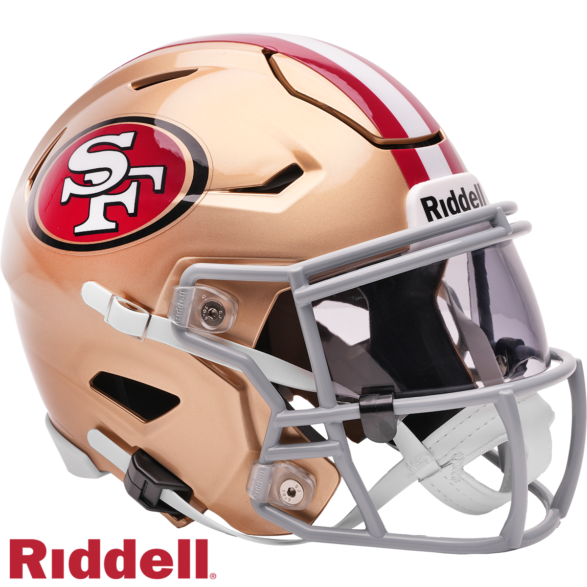 San Francisco 49ers Riddell Speed Flex Mid-Size Helmet