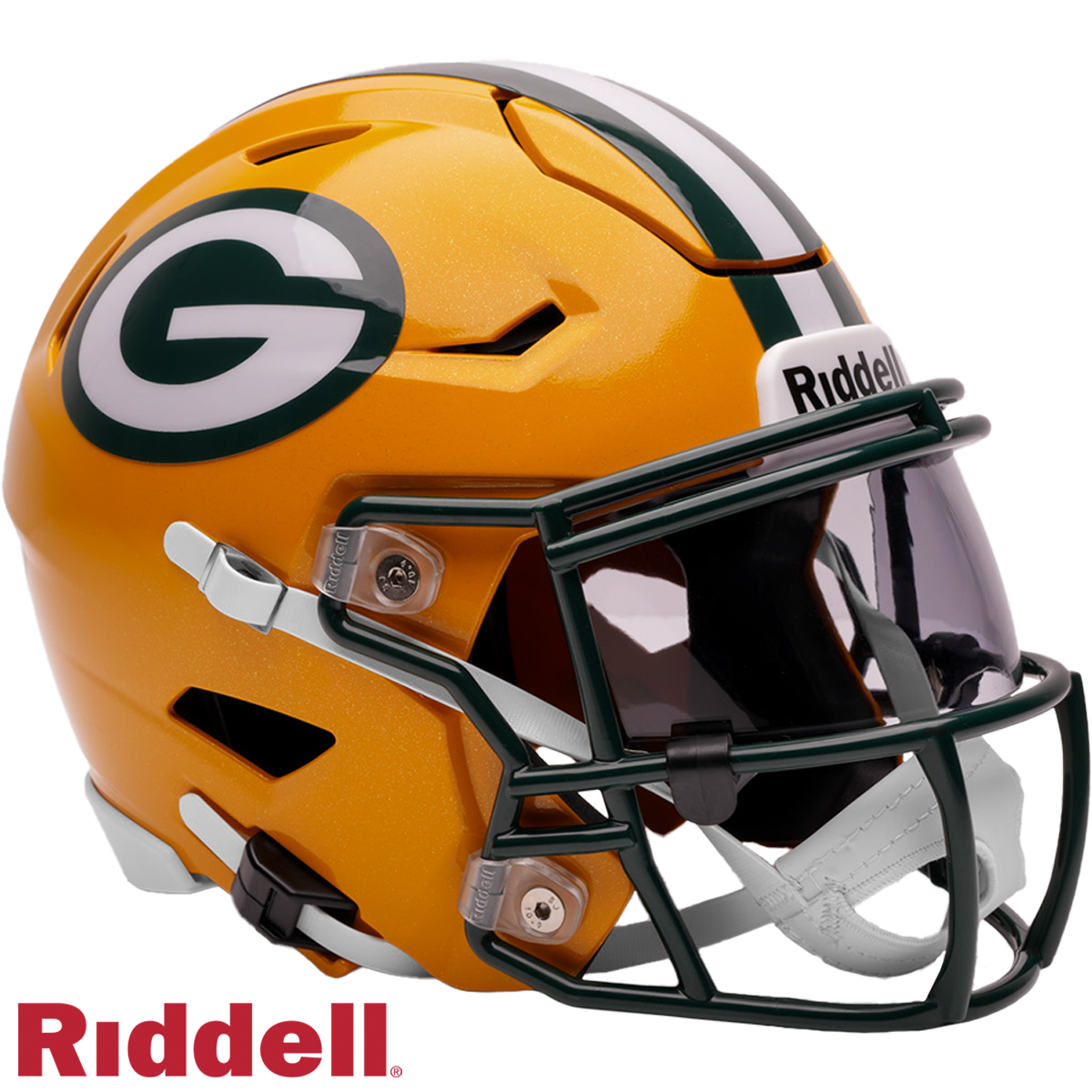 Green Bay Packers Riddell Speed Flex Mid-Size Helmet