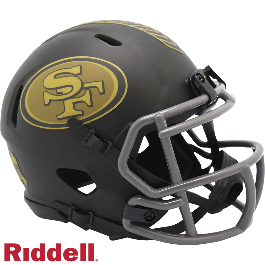 Riddell San Francisco 49ers 2025 Salute To Service Speed Mini Helmet - Pro Jersey Sports