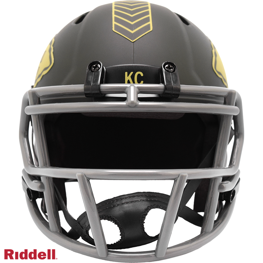 Riddell Kansas City Chiefs 2025 Salute To Service Speed Mini Helmet - Pro Jersey Sports