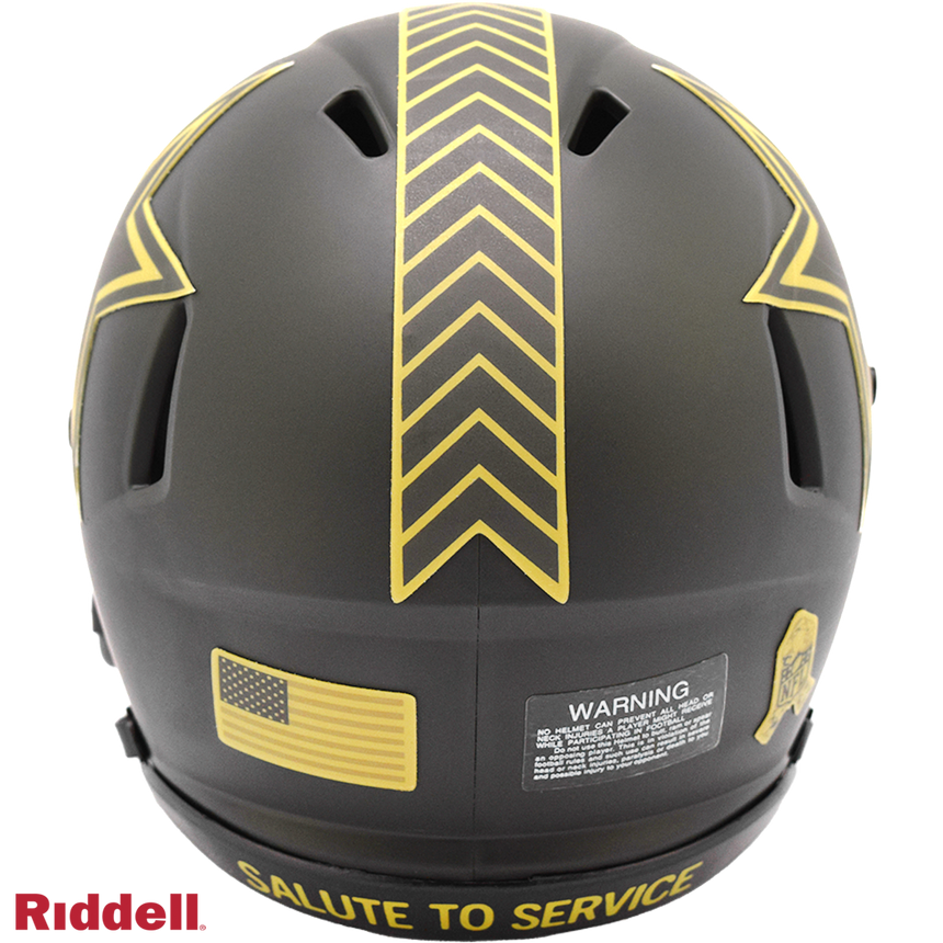Riddell Dallas Cowboys 2025 Salute To Service Speed Mini Helmet - Pro Jersey Sports
