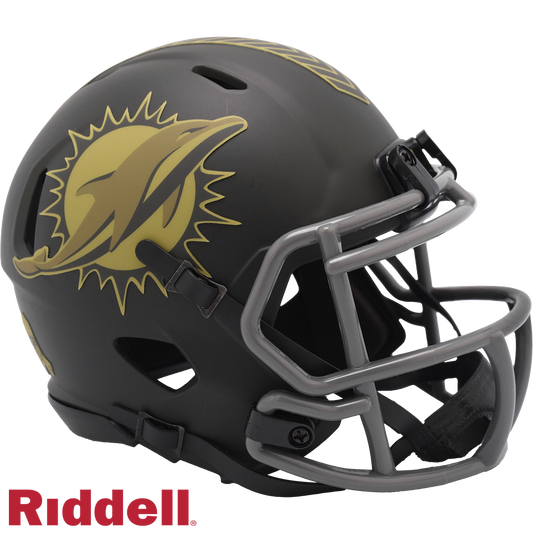 Riddell Miami Dolphins 2025 Salute To Service Speed Mini Helmet - Pro Jersey Sports
