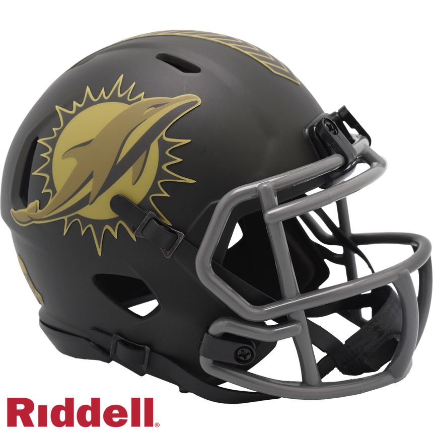 Riddell Miami Dolphins 2025 Salute To Service Speed Mini Helmet - Pro Jersey Sports