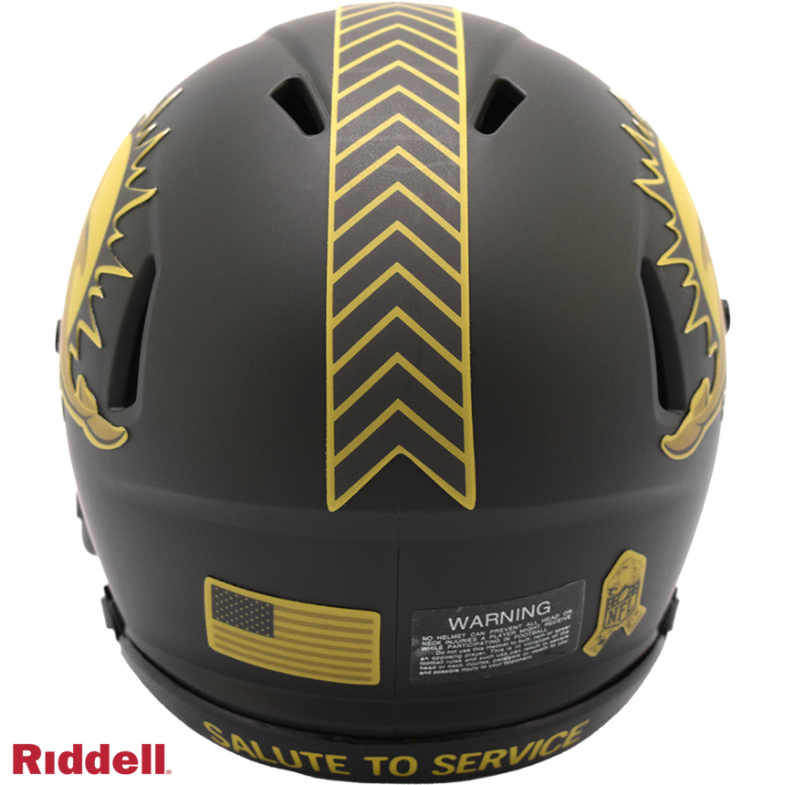 Riddell Miami Dolphins 2025 Salute To Service Speed Mini Helmet - Pro Jersey Sports