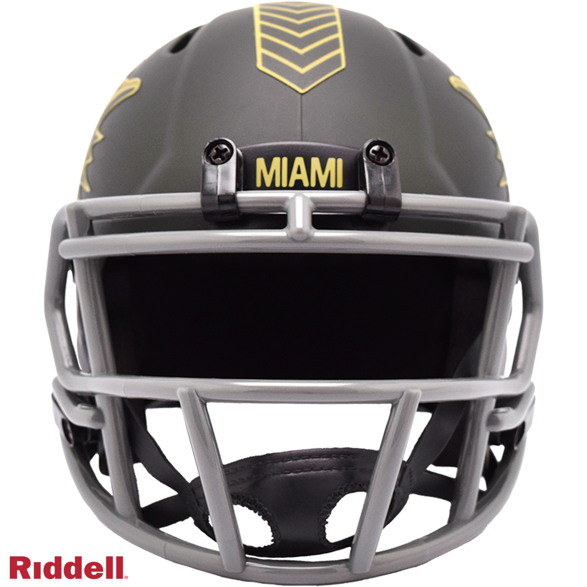 Riddell Miami Dolphins 2025 Salute To Service Speed Mini Helmet - Pro Jersey Sports