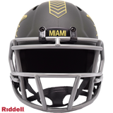 Riddell Miami Dolphins 2025 Salute To Service Speed Mini Helmet - Pro Jersey Sports