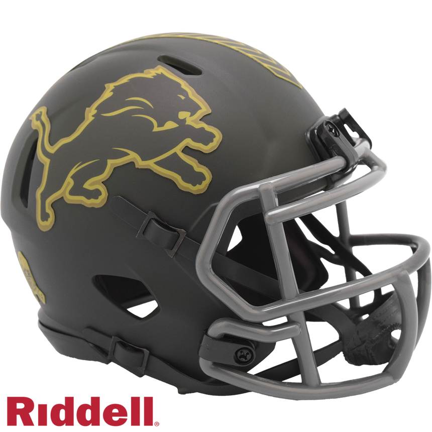Riddell Detroit Lions 2025 Salute To Service Speed Mini Helmet - Pro Jersey Sports
