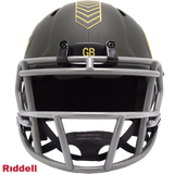 Riddell Green Bay Packers 2025 Salute To Service Speed Mini Helmet - Pro Jersey Sports