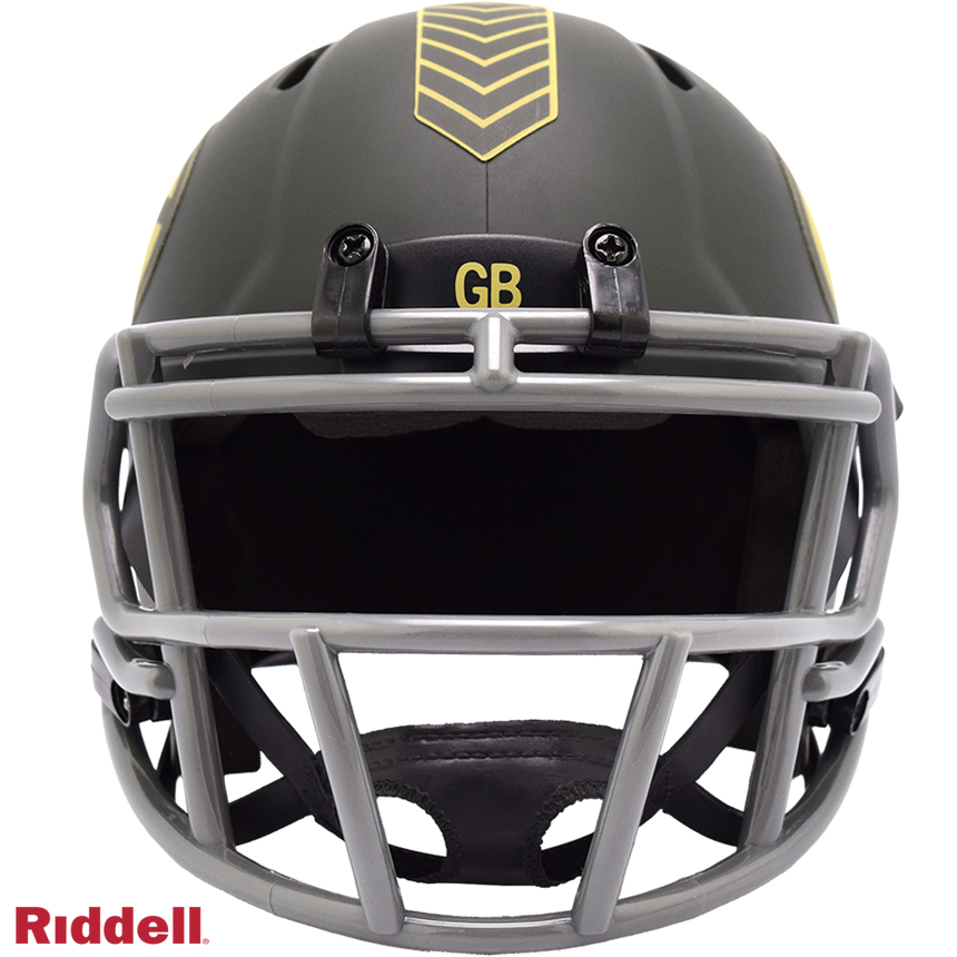 Riddell Green Bay Packers 2025 Salute To Service Speed Mini Helmet - Pro Jersey Sports