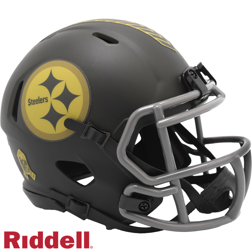 Riddell Pittsburgh Steelers 2025 Salute To Service Speed Mini Helmet - Pro Jersey Sports
