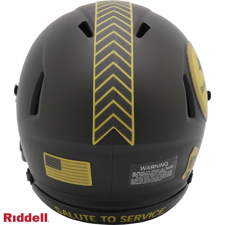 Riddell Pittsburgh Steelers 2025 Salute To Service Speed Mini Helmet - Pro Jersey Sports