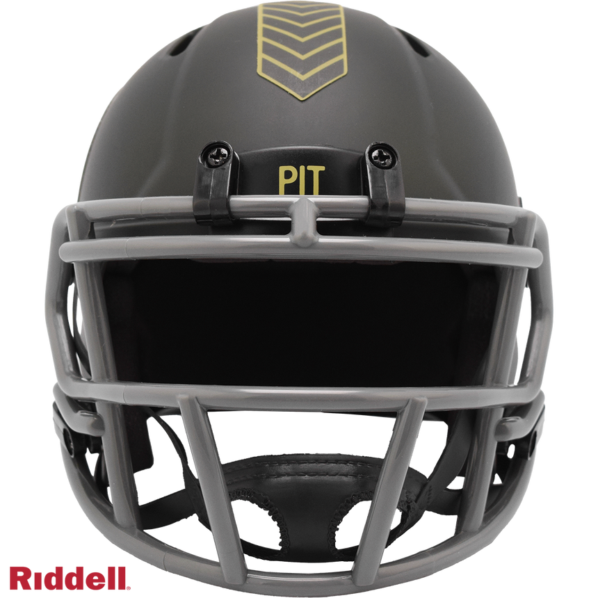 Riddell Pittsburgh Steelers 2025 Salute To Service Speed Mini Helmet - Pro Jersey Sports