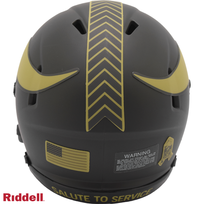 Riddell Minnesota Vikings 2025 Salute To Service Speed Mini Helmet - Pro Jersey Sports