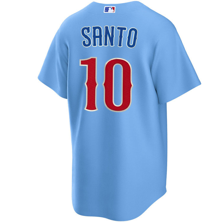 Men's Ron Santo Chicago Cubs Nike Light Blue 2nd Alternate Replica Jersey - Pro Jersey Sports