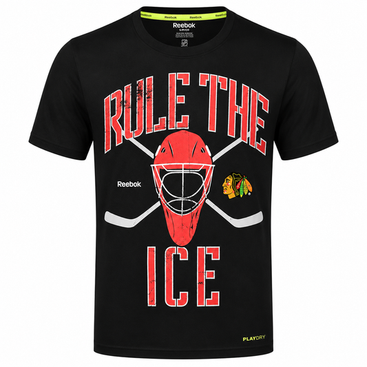 Chicago Blackhawks Youth Rule The Ice Performance Tee