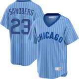 Men's Ryne Sandberg Chicago Cubs Cooperstown Powder Blue 1982 NIKE Replica Jersey - Pro Jersey Sports