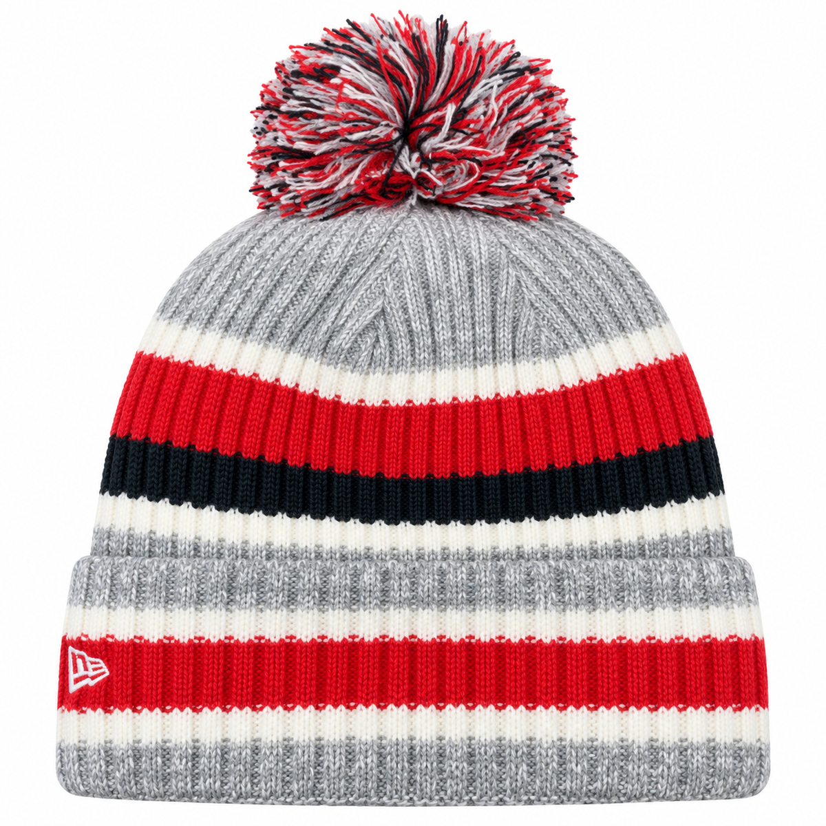 San Francisco 49ers Striped Fan Pack Pom Knit