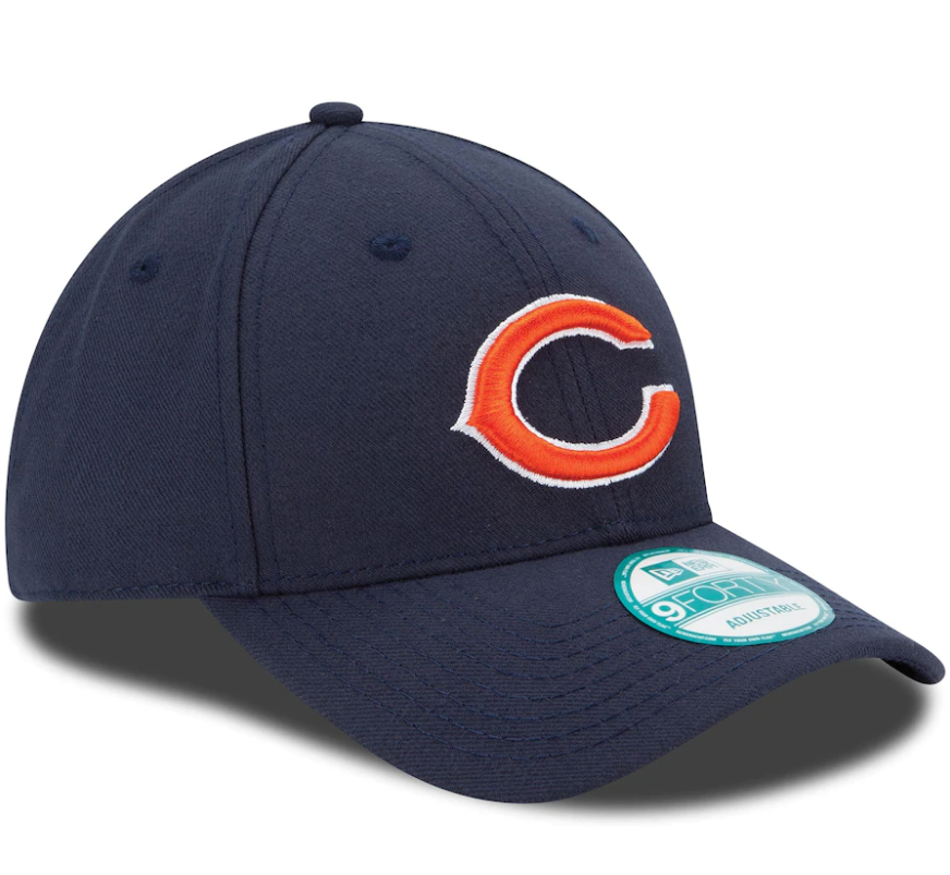 Youth Chicago Bears Navy The League 9FORTY Adjustable Game Cap