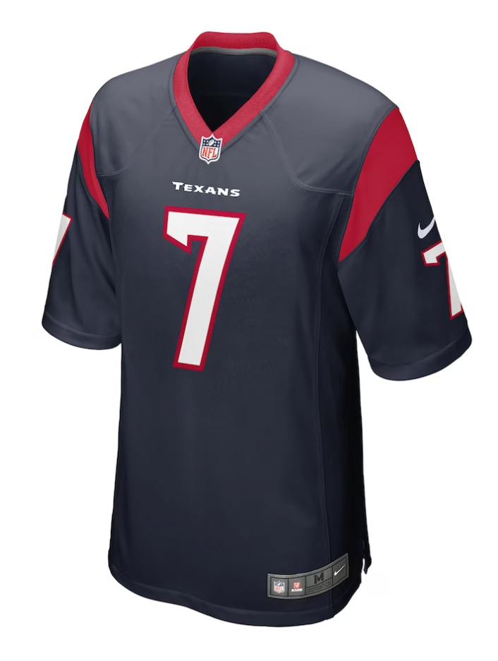 Youth Houston Texans C.J. Stroud Nike Navy Game Jersey