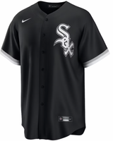 NIKE Men's Bo Jackson Chicago White Sox Black Alternate Premium Twill Replica Jersey - Pro Jersey Sports