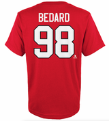 Youth Chicago Blackhawks Connor Bedard Red NHL Player Name & Number T-Shirt - Pro Jersey Sports